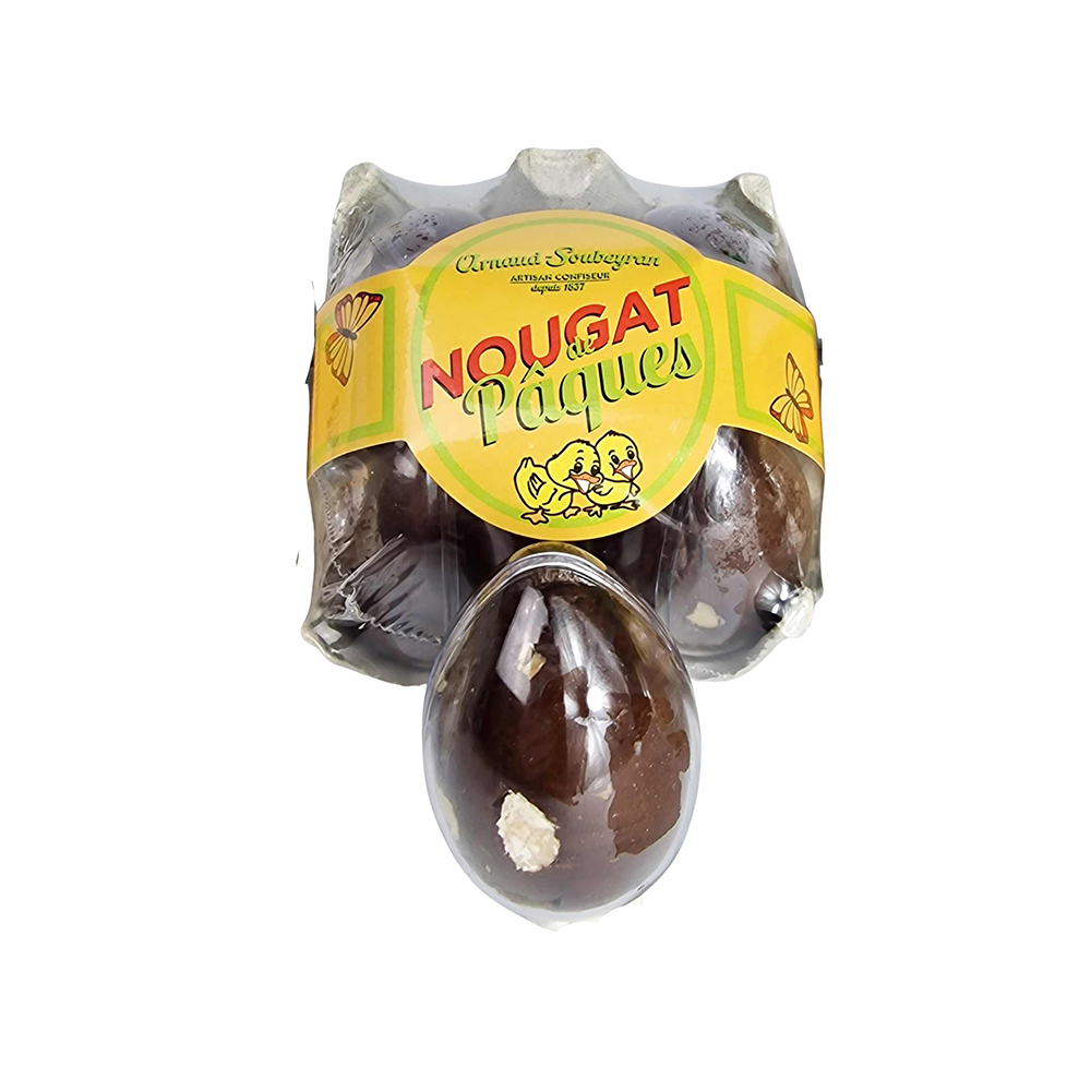 Boîte d'œufs de Pâques — nougat cacao & orange